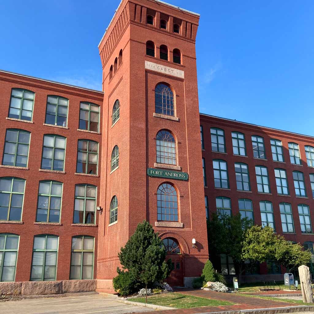 Close up of Fort Andross