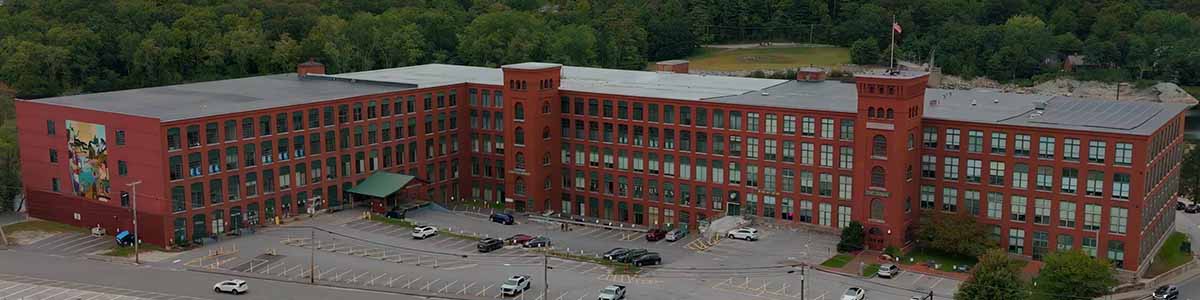 Drone shot of Fort Andross
